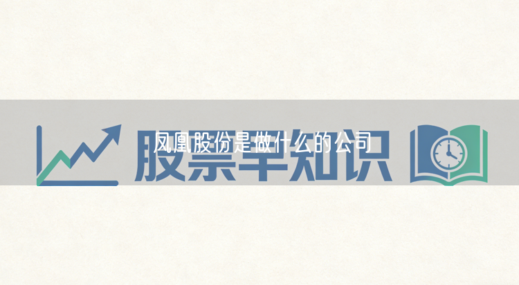 凤凰股份是做什么的公司