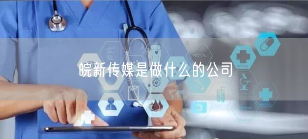 皖新传媒是做什么的公司