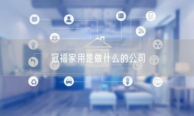 冠福家用是做什么的公司