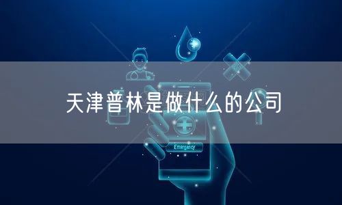 天津普林是做什么的公司