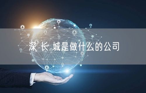 深 长 城是做什么的公司