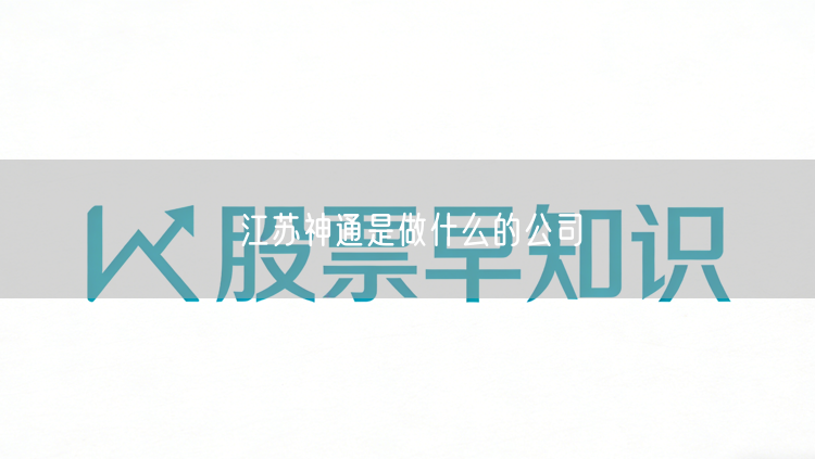 江苏神通是做什么的公司