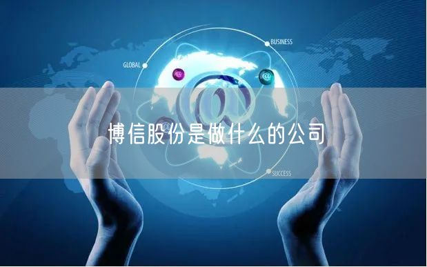 博信股份是做什么的公司