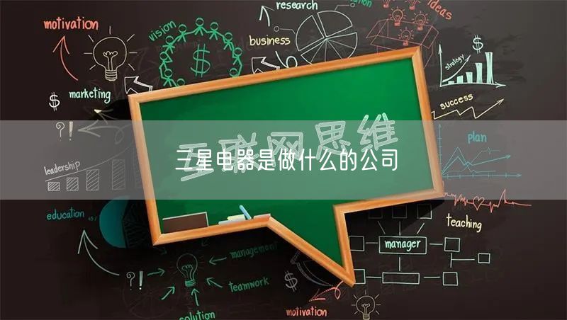 三星电器是做什么的公司