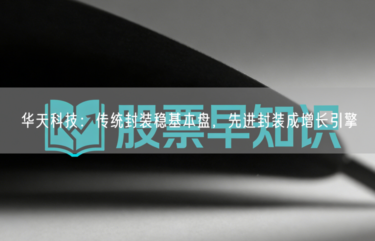 华天科技：传统封装稳基本盘，先进封装成增长引擎