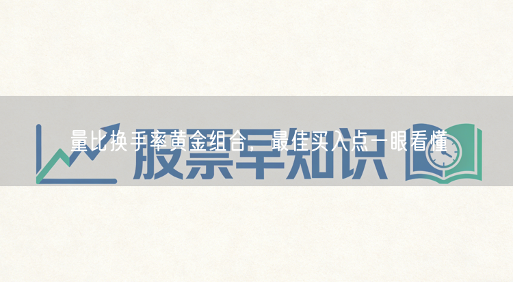 量比换手率黄金组合,最佳买入点一眼看懂